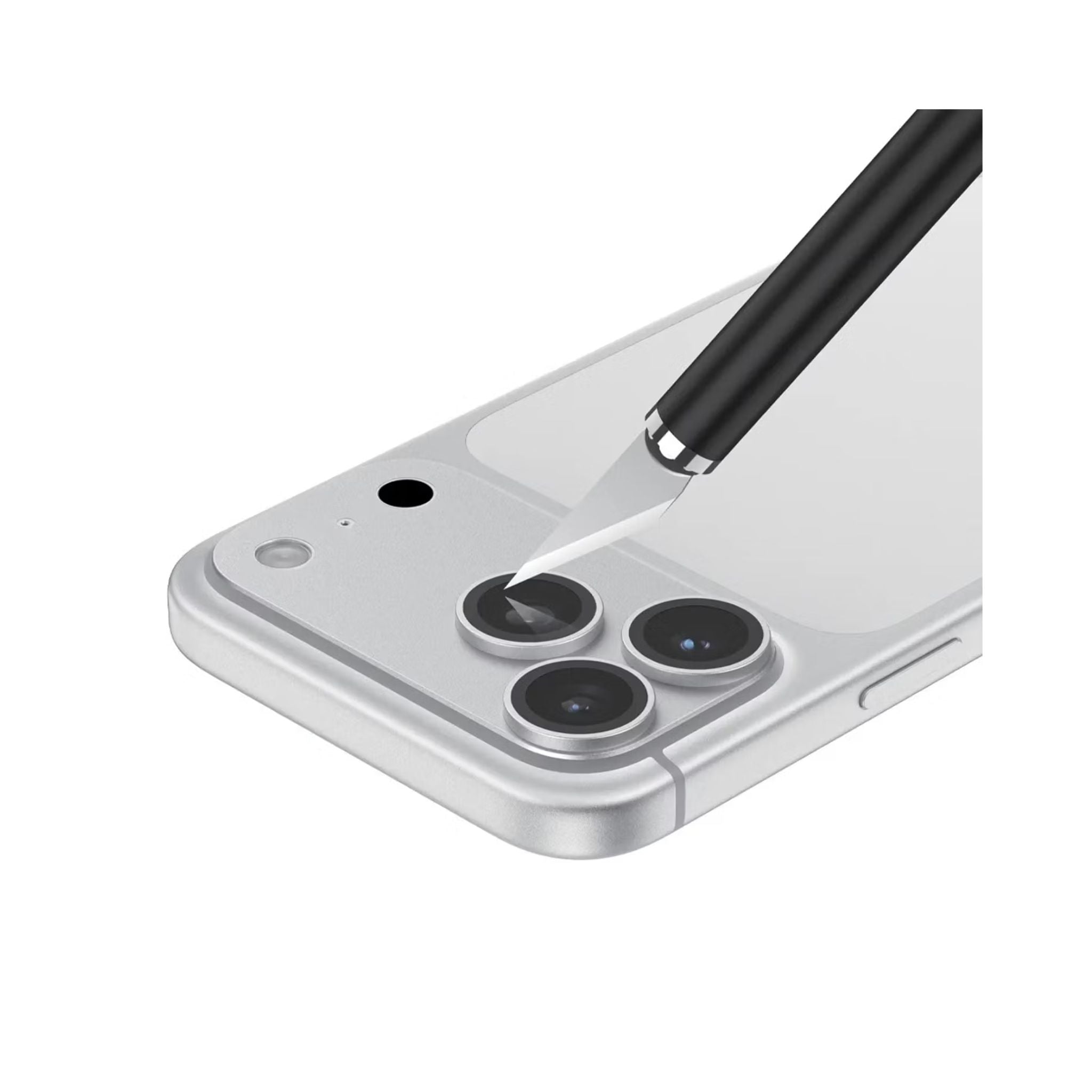 Green Lion Kanzen Camera Lens for iPhone 17 Pro Max, 9H Hardness, Easy to Apply, Anti Fingerprint, Bubble Free, Full Coverage, Ultra Clear Shooting, Impact Resistant, Ultra-Thin Base - Silver