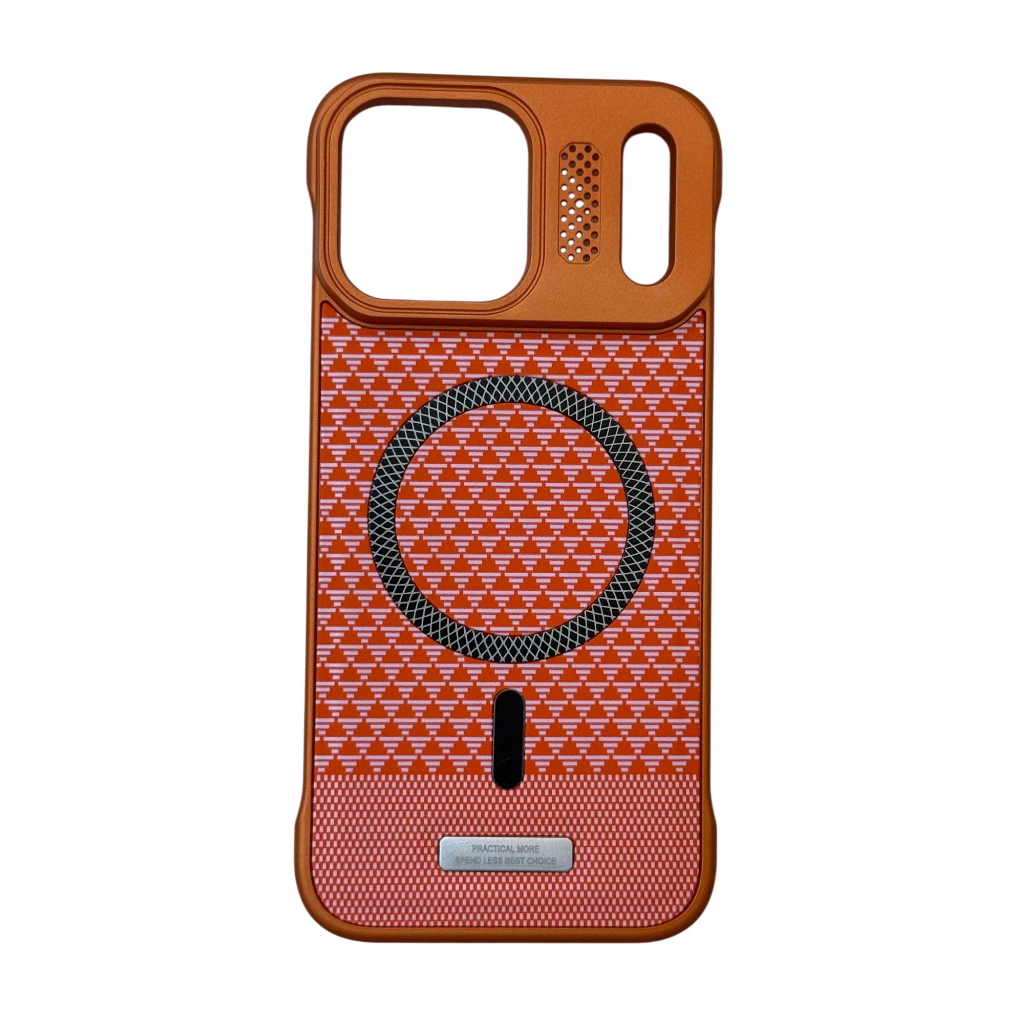 Compatible Phone Case Plastic Metal-Look MagSafe for iPhone 17 Pro Max