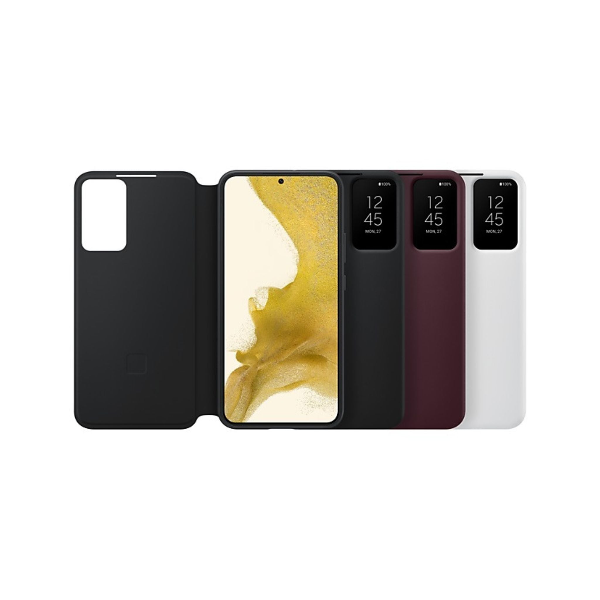 SAMSUNG Galaxy S22+ Smart Clear View Cover - Black