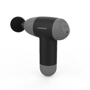 Porodo Lifestyle Handheld Electric Massager 5-Speed Deep Tissue Muscle Relaxation Device with 4 Heads Type-C Fast Charging 1200mAh Battery with Storage Pouch-Black