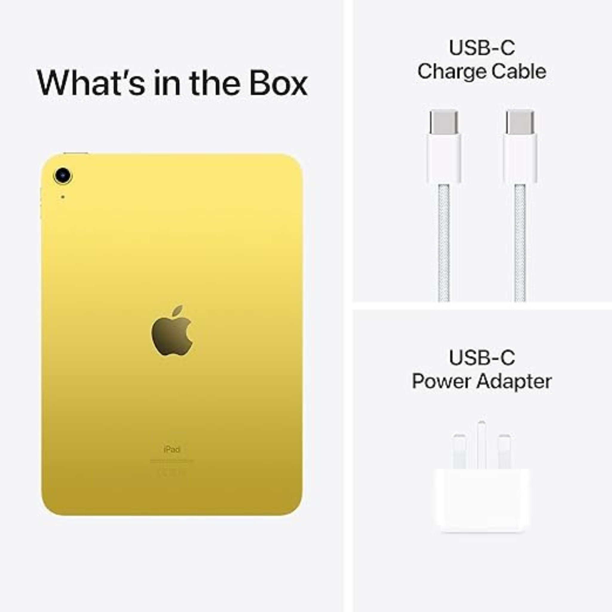 Apple 2022 10.9" iPad Wi-Fi 256GB – Yellow (10th Generation)