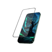 Green Lion 3D Silicone Plus Advanced Privacy Edge Glass for iPhone 16 Plus, Crystal Clear, Bubble Free, Anti Scratch, Highly Responsive, Anti Fingerprint, Grease Resistance - Black