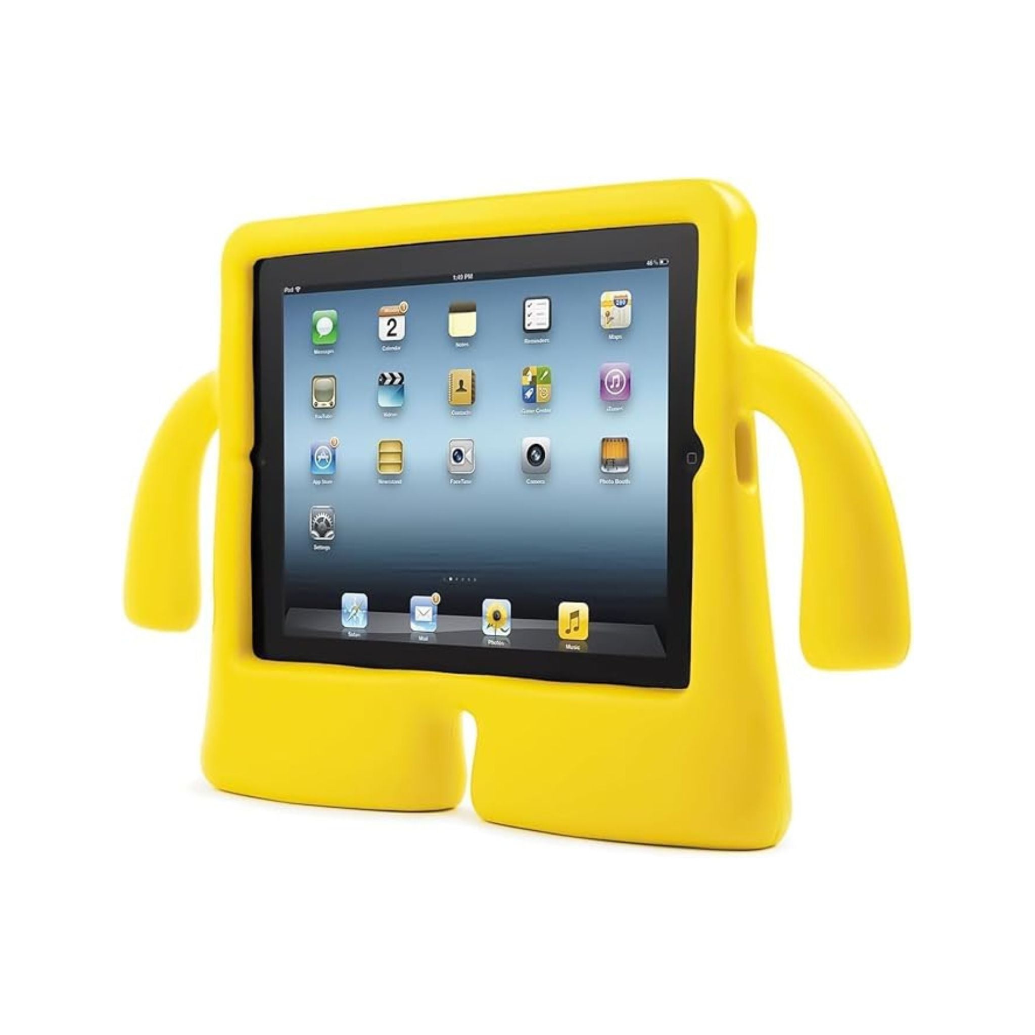 iPad 10.2/10.5 Case 9th/8th/7th Generation (2021/2020/2019), iPad Air 3rd Generation/Pro Shockproof Rugged Protective Case for Kids Boys Girls-Yellow