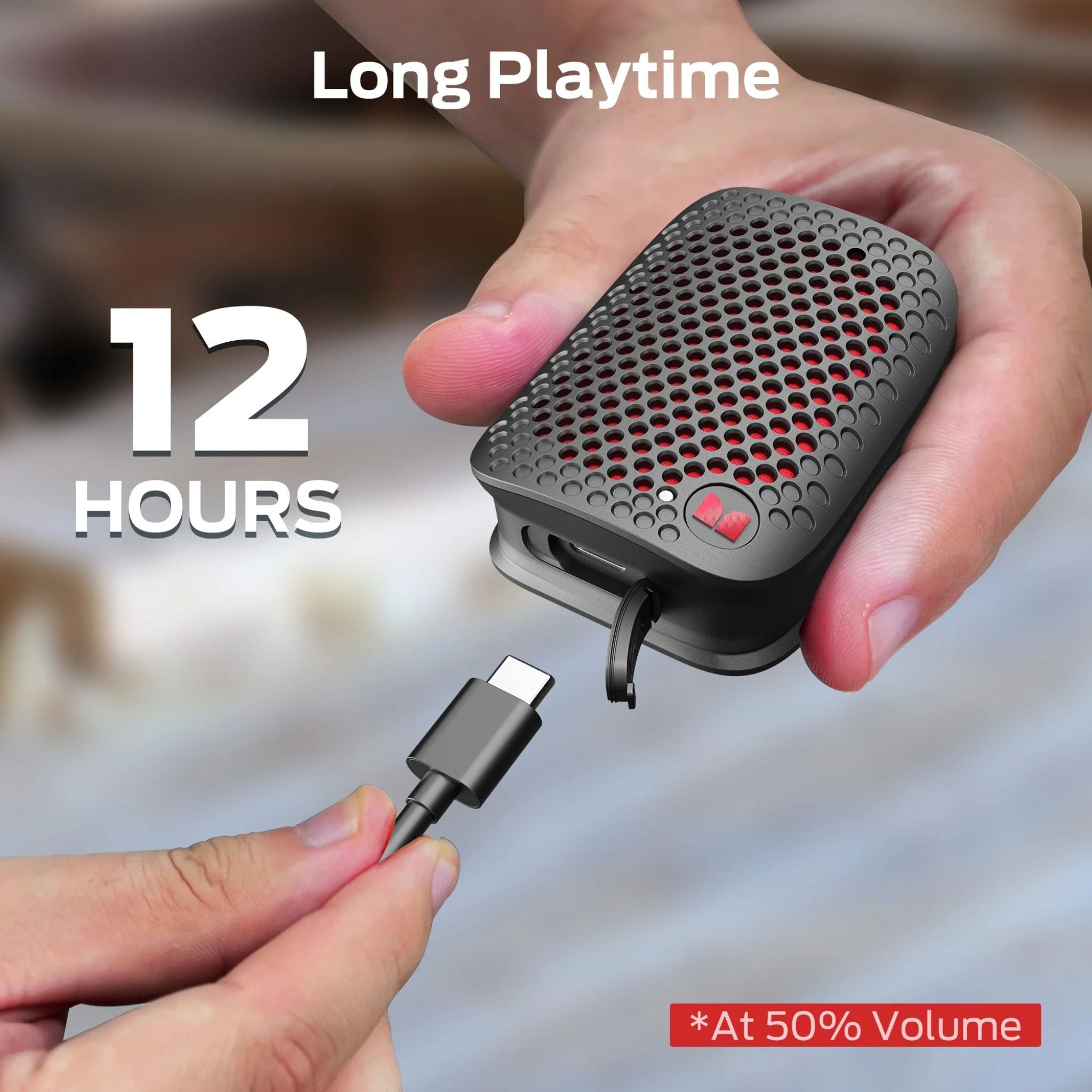 Monster M3 Wearable Portable Detective Magnetic Speaker Clip-on Bluetooth Speaker TWS Stereo Broadcast Portable Speaker
