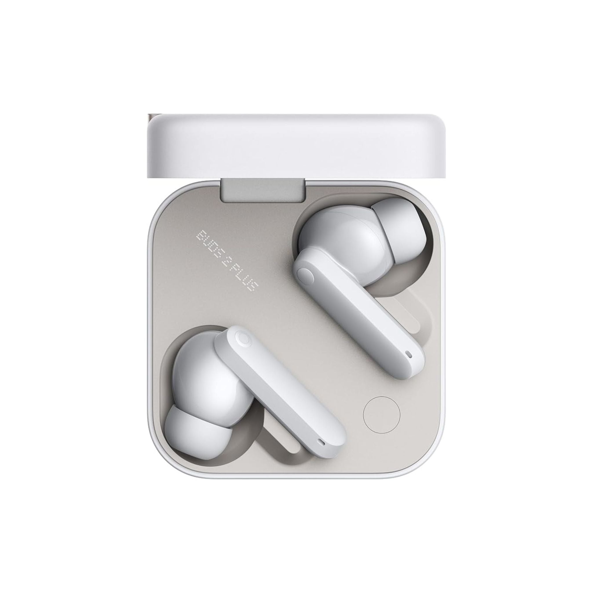 CMF Buds 2 Plus ,Wireless Earbuds Adaptive Noise Cancelling, Hi-Res Audio Bluetooth Headphones, 12mm Drivers for Deep Bass, 50dB ANC 61.5H Playtime, Sport Ear Buds with 6 Mics,Light Grey