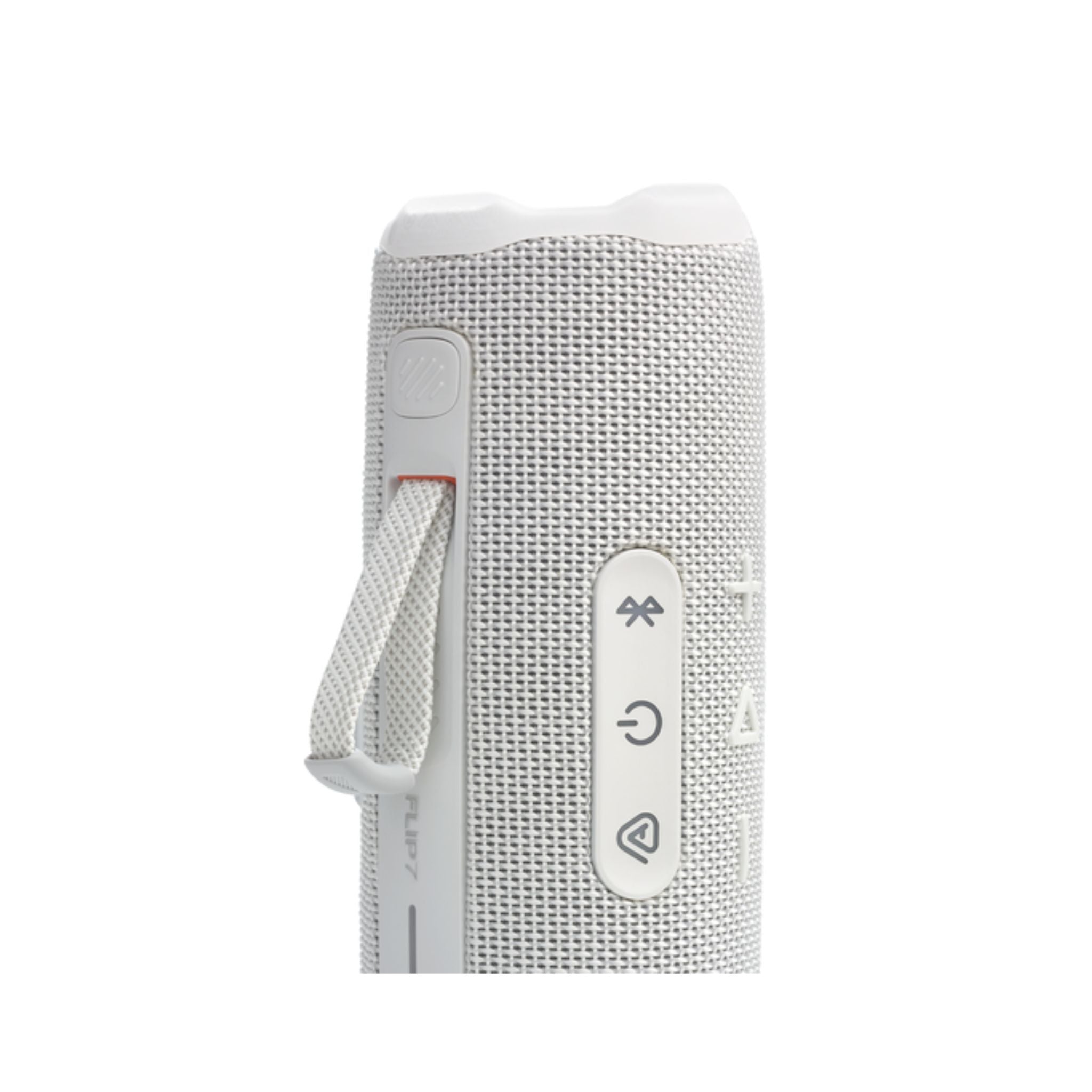 JBL Flip 7 - JBL Pro Sound with AI Sound Boost, up to 16 hours of playtime, multi-speaker connection via Auracast, and waterproof, dustproof, drop-proof design for all adventures – White