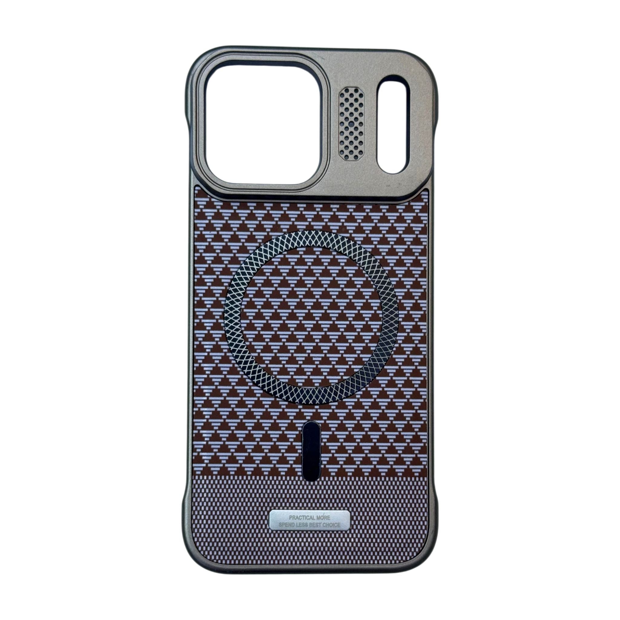 Compatible Phone Case Plastic Metal-Look MagSafe for iPhone 17 Pro Max