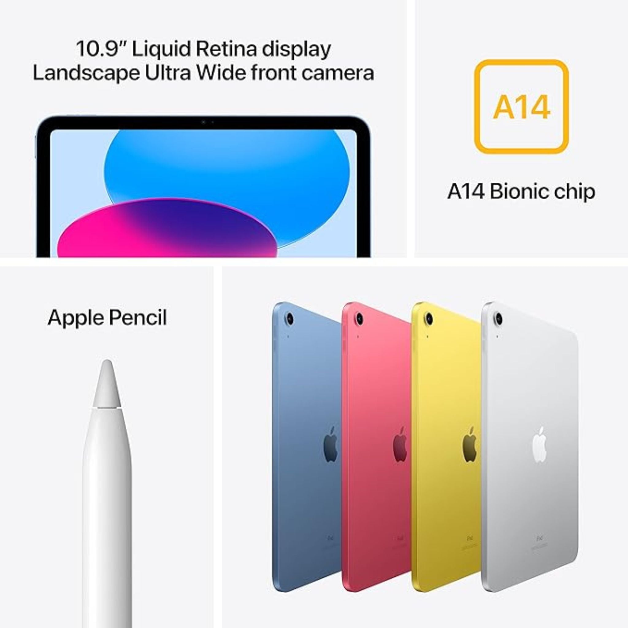Apple 2022 10.9" iPad Wi-Fi 256GB – Pink (10th Generation)