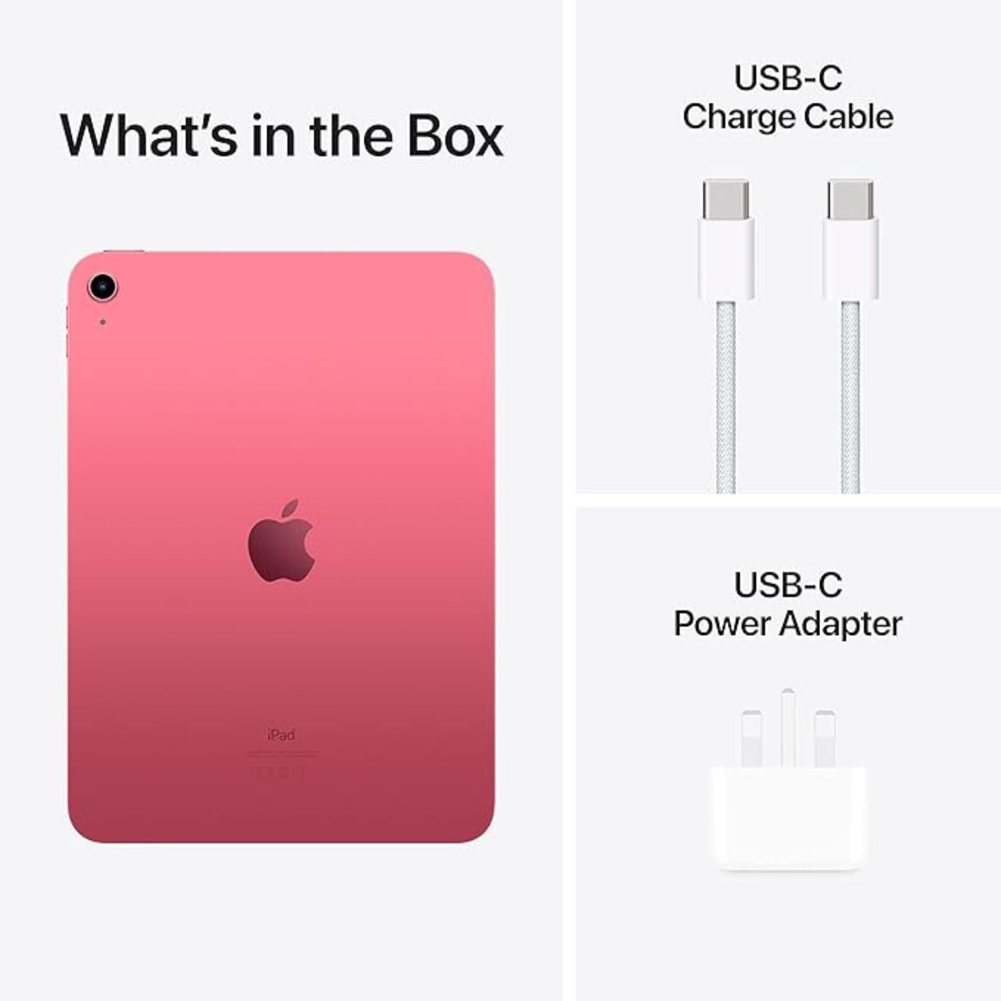 Apple 2022 10.9" iPad Wi-Fi 256GB – Pink (10th Generation)