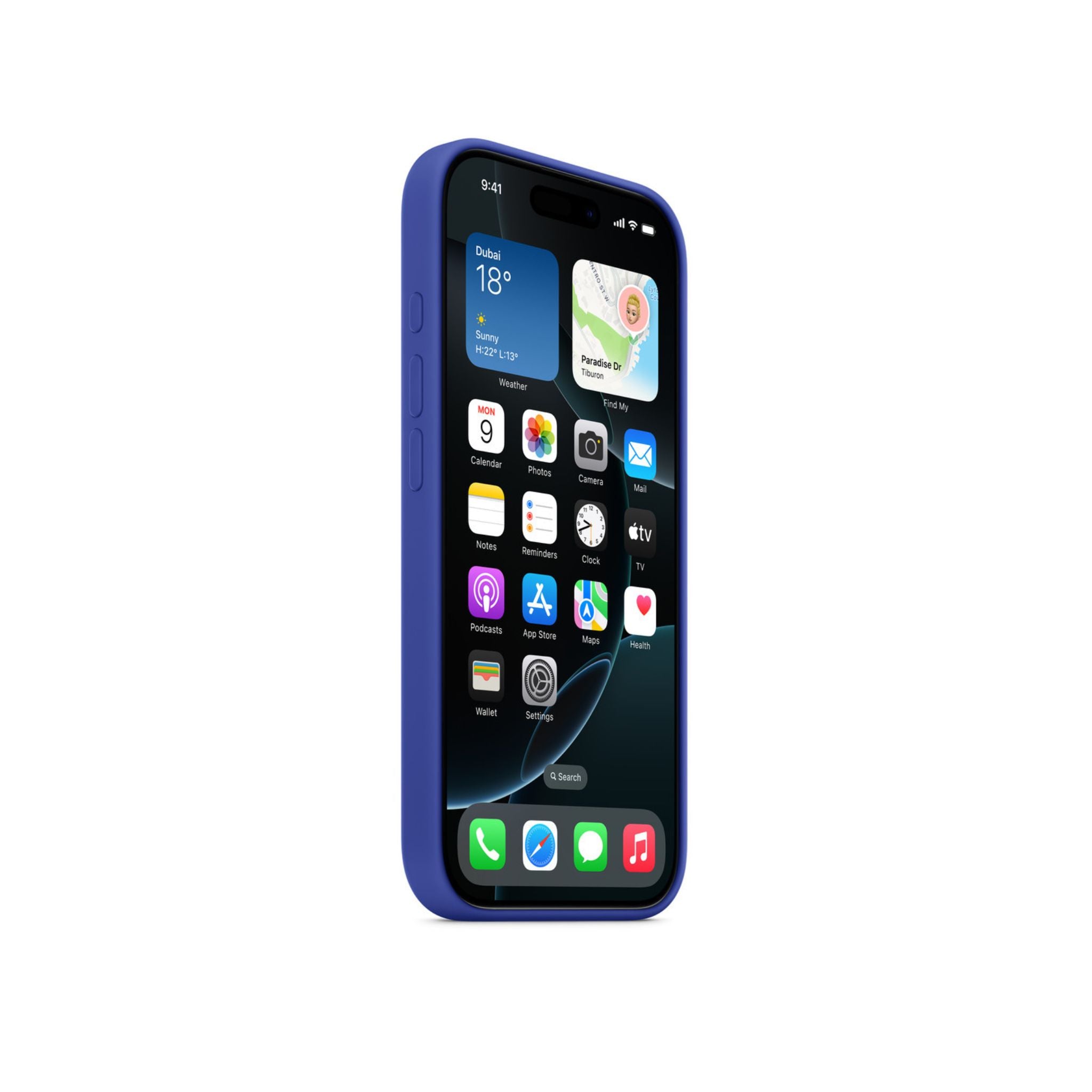 APPLE iPhone 16 Pro Silicone Case with MagSafe – Ultramarine