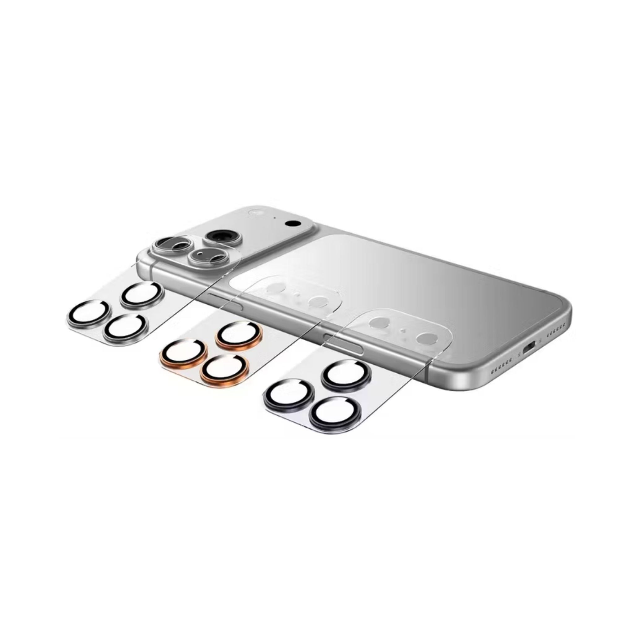 Green Lion Kanzen Camera Lens for iPhone 17 Pro, 9H Hardness, Easy to Apply, Anti Fingerprint, Bubble Free, Full Coverage, Ultra Clear Shooting, Impact Resistant, Ultra-Thin Base - Silver