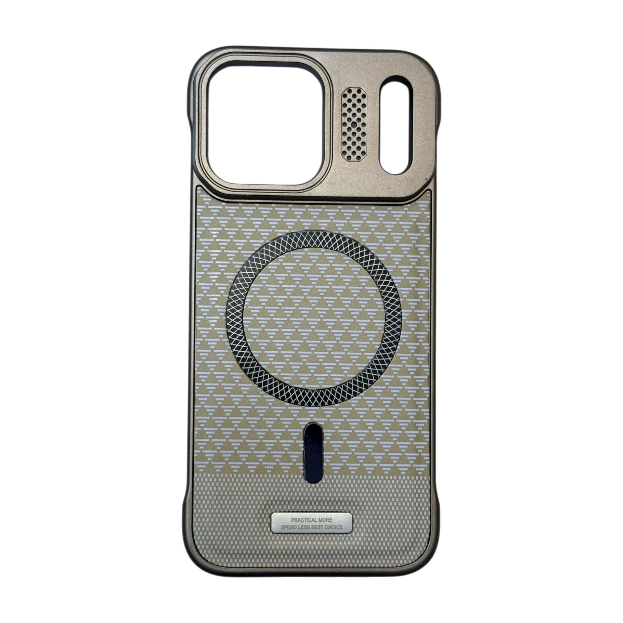 Compatible Phone Case Plastic Metal-Look MagSafe for iPhone 17 Pro Max