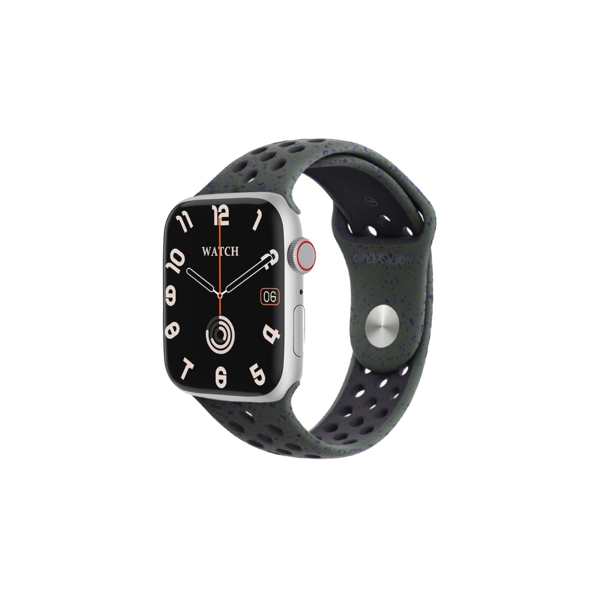 Ultimate Smart Watch with Bedside Lamp Mode, Heart Rate & Sleep Monitoring, 2.01" Screen, 10 Days Standby Time, ChatGPT Support, Double Tap Function - Silver