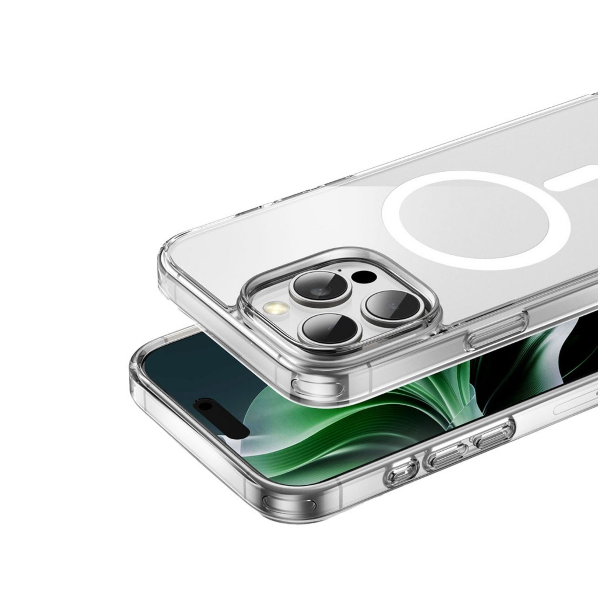 Green Lion  Magsafe Crystal Clear Case  iPhone 16 Plus - Clear