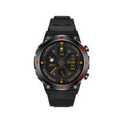 Green Lion Gear Fit Smart Watch – 1.52" TFT IPS Display, Bluetooth Calling V5.3, IP65 Waterproof, 5-Day Battery, Magnetic Charging, Health & Fitness Tracking, Music Control, Dynamic Watch Faces, Zinc Alloy Case, Silicone Strap - Black
