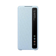 Smart phone case with screen display on a white background