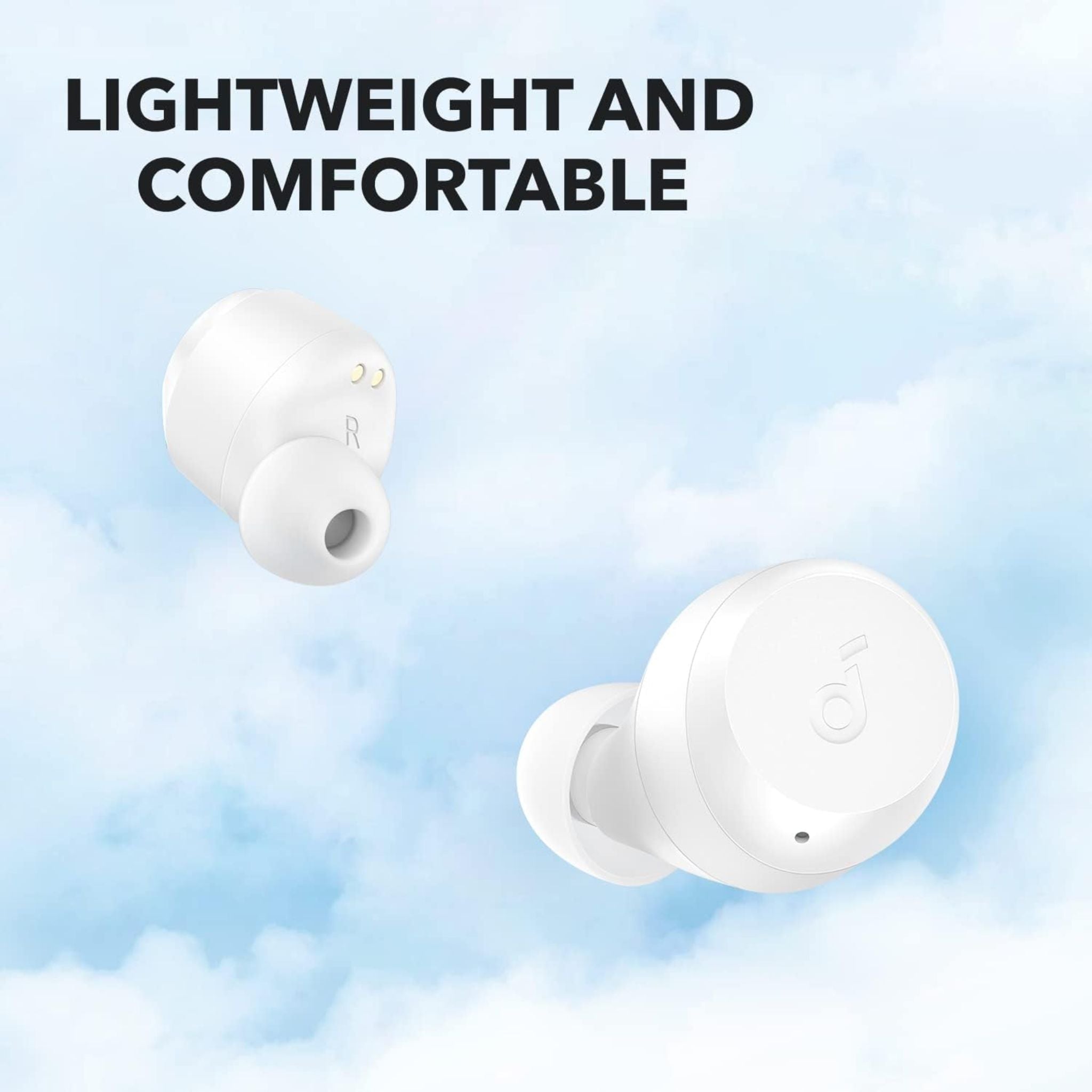 Anker A20i Bluetooth 5.3, App, Customized Sound, 28H Long Playtime, Water-Resistant White